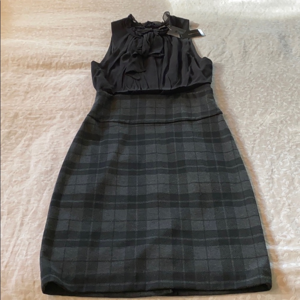 NWT BCBG Max Azaria “Two-Fer” Sleeveless Dress